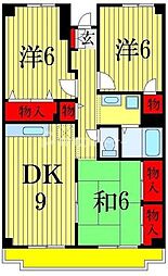ソイ・コート・幕張 3DKの間取図画像