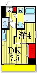William5 1DKの間取図画像