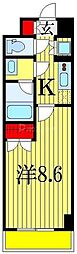 ヴィレッジハウス幕張本郷 1Kの間取図画像