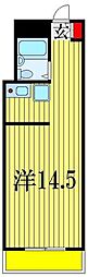 セザール大久保 ワンルームの間取図画像