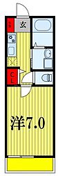 Good Residence新検見川 1Kの間取図画像
