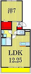 サニーコート 1LDKの間取図画像