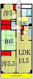 幕張本郷パレスェード 3LDKの間取図画像