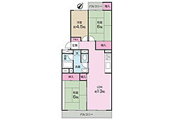 間取図画像 3LDK