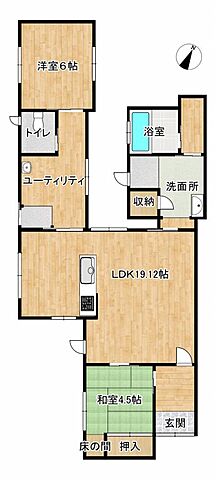 間取り 小矢部市石動町6-3