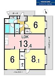 間取図画像 3LDK