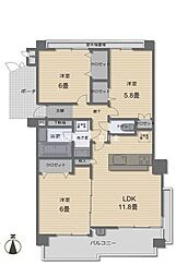 間取図画像 3LDK