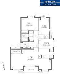 ステイツ花小金井VER・PASEO 3LDKの間取図画像