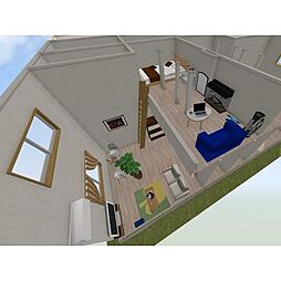 JR東北本線 土呂駅 徒歩4分の賃貸アパート 1階1SKのリビング/ダイニング