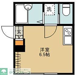 東武野田線 北大宮駅 徒歩9分の賃貸アパート 1階ワンルームの間取り