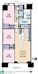 ルピアコート南浦和 3LDKの間取図画像