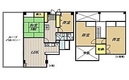 ヴィラ栄和 3SLDKの間取図画像