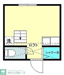GrandStudiosakuraoka ワンルームの間取図画像
