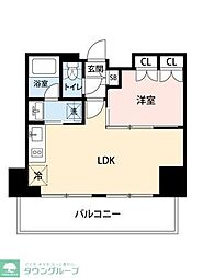 ekismさいたま新都心 1LDKの間取図画像