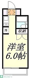 TOP与野NO3 1Kの間取図画像