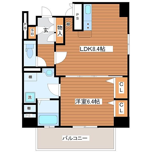 レジェンドール大阪天満 ｜大阪府大阪市北区天満２丁目(賃貸マンション1LDK・6階・39.22㎡)の写真 その2