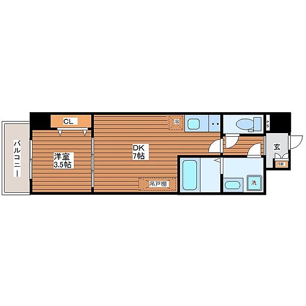 メルベージュ姫島 ｜大阪府大阪市西淀川区姫島４丁目(賃貸マンション1DK・4階・28.33㎡)の写真 その2