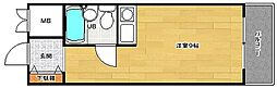 CASA320 ワンルームの間取図画像