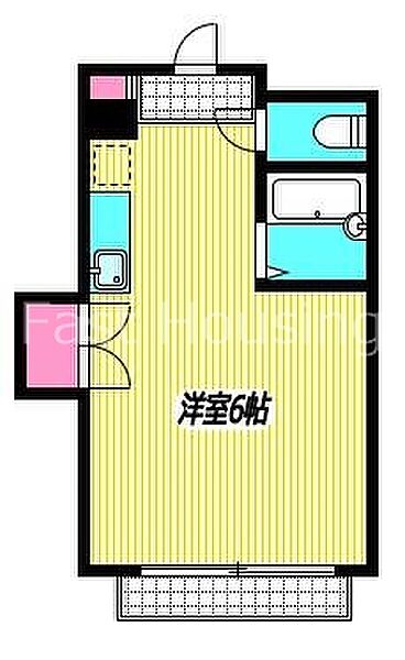 東京都中野区中央３丁目(賃貸マンション1R・4階・17.00㎡)の写真 その2