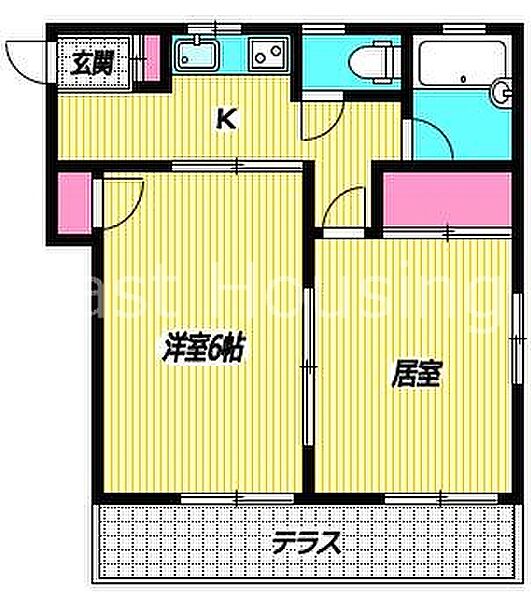 東京都杉並区本天沼２丁目(賃貸アパート2K・1階・34.37㎡)の写真 その2