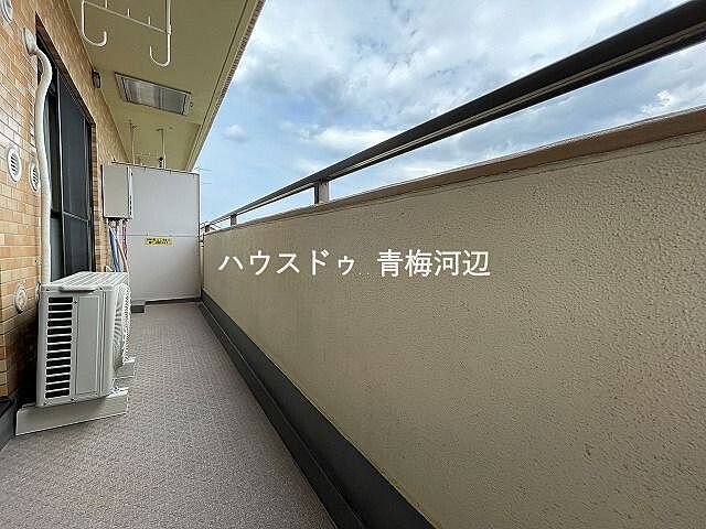 バルコニー ダイアパレス河辺 3階/-