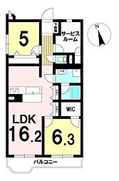 間取図画像 2SLDK