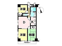 間取図画像 3DK