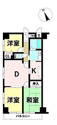 間取図画像 3DK