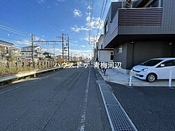 青梅市河辺町6丁目 前面道路含む現地写真