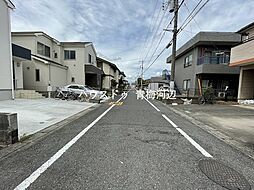 青梅市新町8丁目:前面道路を含む現地写真