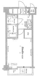 ディム三宿 1Kの間取図画像