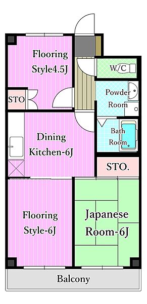 第2エームマンション 702｜東京都江戸川区東葛西5丁目(賃貸マンション3DK・7階・50.00㎡)の写真 その2