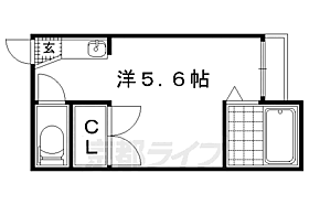 カーサピッコーラ 105 ｜ 京都府京都市北区等持院東町（賃貸アパート1K・1階・16.00㎡） その2