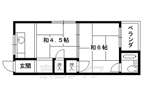 京都府京都市左京区田中上大久保町（賃貸マンション2K・3階・26.00㎡） その2