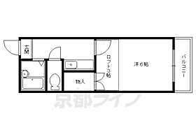 京都府京都市左京区岩倉花園町（賃貸アパート1K・1階・23.00㎡） その2