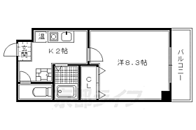 サンパティック参番館 303 ｜ 京都府京都市上京区中猪熊町（賃貸マンション1K・3階・22.42㎡） その2