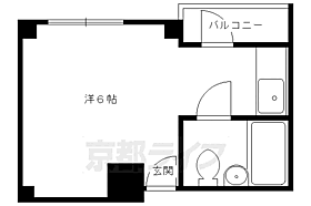 京都府京都市左京区下鴨松原町（賃貸マンション1R・2階・18.00㎡） その2