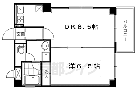 智恵光院ハイツ 301 ｜ 京都府京都市上京区日暮通丸太町上ル西入ル西院町（賃貸マンション1DK・3階・36.42㎡） その2