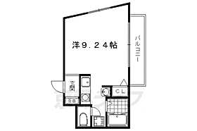 京都府京都市左京区田中飛鳥井町（賃貸マンション1R・2階・24.86㎡） その2