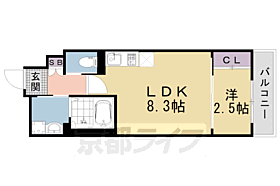 アクアプレイス京都聚楽第 205 ｜ 京都府京都市上京区浄福寺通中立売上る新桝屋町（賃貸マンション1LDK・2階・27.90㎡） その2