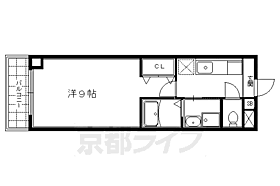 京都府京都市左京区一乗寺里ノ前町（賃貸マンション1K・3階・27.12㎡） その2