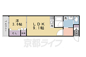 ウェルスクエア京都智恵光院 302 ｜ 京都府京都市上京区中筋通浄福寺東入菱屋町（賃貸マンション1LDK・3階・32.29㎡） その2