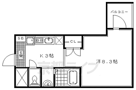 Ｔｏｐ－Ｗｅｌｌ 503 ｜ 京都府京都市上京区中筋通千本東入ル西亀屋町（賃貸マンション1K・5階・25.34㎡） その2