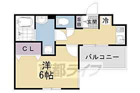 京都府京都市中京区壬生賀陽御所町（賃貸マンション1K・2階・24.18㎡） その2