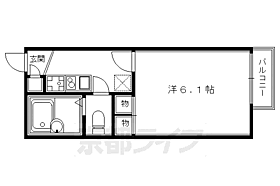 京都府京都市中京区聚楽廻西町（賃貸アパート1K・1階・19.87㎡） その2