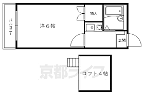 京都府京都市左京区一乗寺東水干町（賃貸アパート1K・1階・25.00㎡） その2