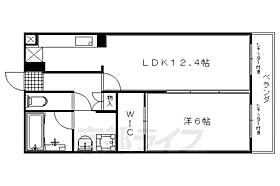 京都府京都市左京区松ケ崎鞍馬田町（賃貸マンション1LDK・1階・45.82㎡） その2