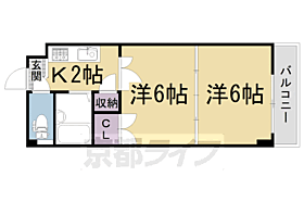 京都府京都市左京区高野清水町（賃貸マンション2K・1階・30.89㎡） その2