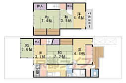 紫野上御所田町貸家 -