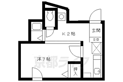 京阪本線 出町柳駅 徒歩20分 3階/-